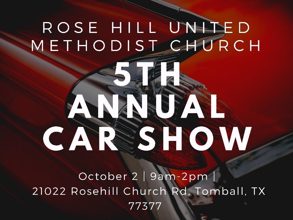 Don’t miss the 5th Annual Car Show